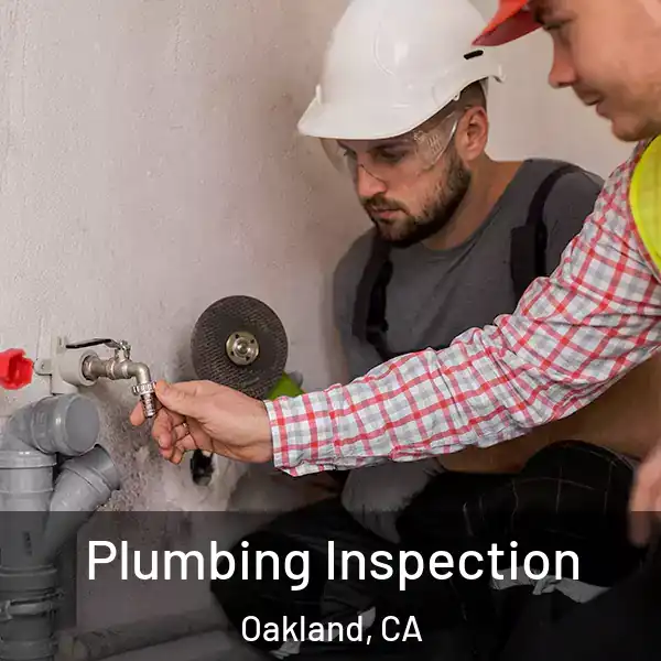  Plumbing Inspection Oakland, CA