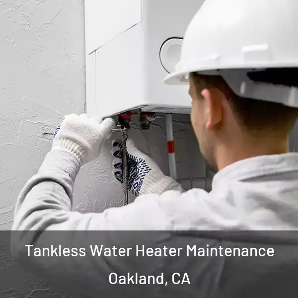  Tankless Water Heater Maintenance Oakland, CA