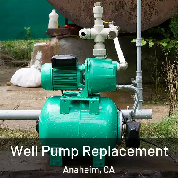  Well Pump Replacement Anaheim, CA